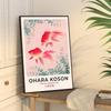 Hokusai Ohara Koson Japanese Art Whitepaper Poster Waterproof Paper Sticker Coffee House Bar Aesthetic Art Wall Painting