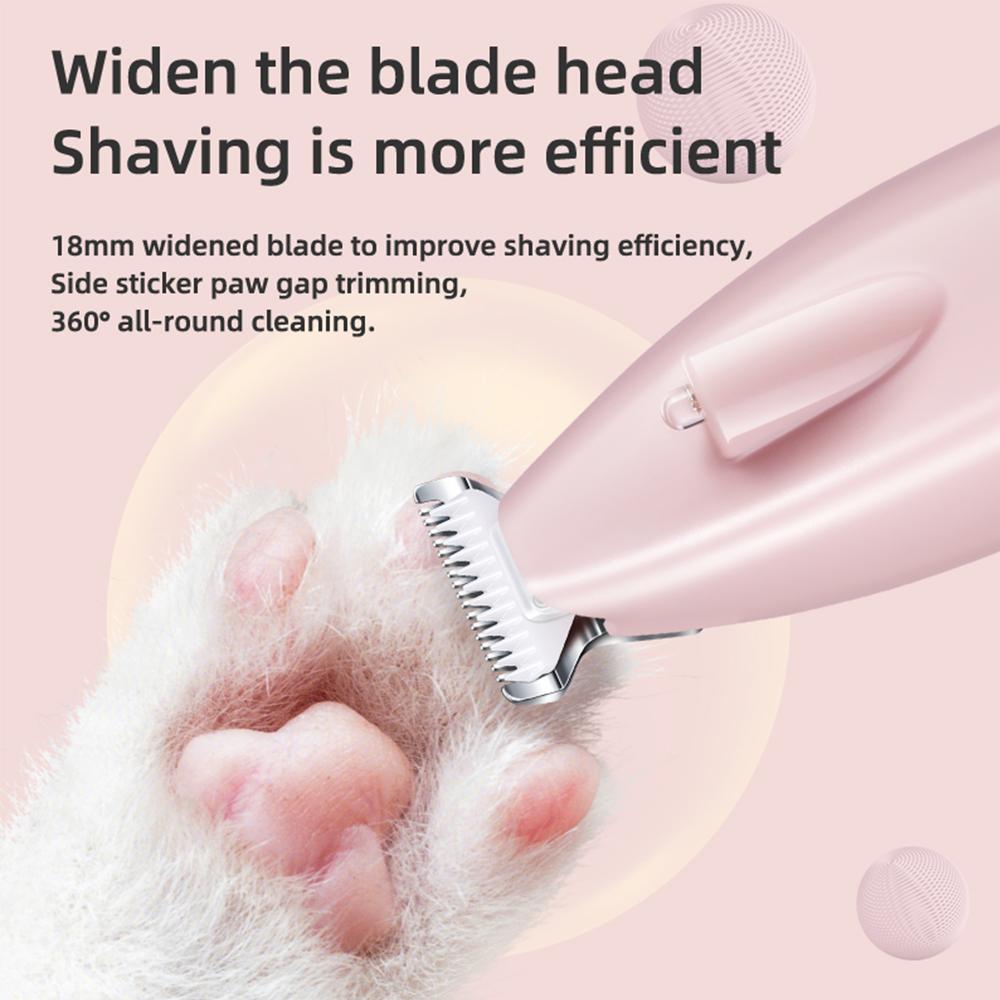 2-Speed Dog Grooming Clippers with Widened Blade for Grooming Hair of Small Area