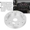 Universal Steering Wheel to Grant 3 Hole 0.5in Hub Spacer Pad for 6 Hole Adapter(Silver)