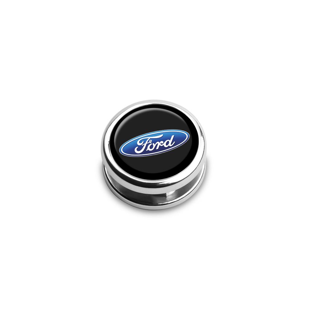 1/2pcs 3D Metal Car Emblem Hook Self Adhesive Badge Hooks Accessories For Ford Mustang Focus Mondeo Fiesta Kuga MK4 Edge Valve