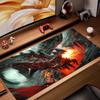 Zombie Dragon Tcg Mouse Pad Deskmat Playmat Laptop Anime Gaming Keyboard Rubber Pad on The Table Pc Gamer HD Mousepad