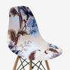 Floral Printed Shell Chair Covers Elastic Seat Cushion Cover Protector for Chairs Fitted Kitchen Living Room for Home Decor 1pc