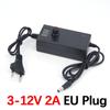 Adjustable AC 110V 220V TO DC 3V-12V 3V-24V 9V-24V 1A 2A 5V 6v 8V 15v 9V 10V 21v Power charger Adapter Screen Display Regulator