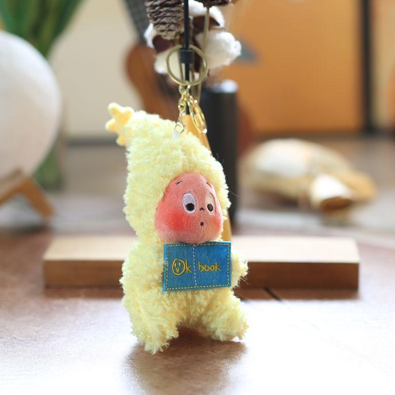 Keychain Twinkle Plush Toy Pp Cotton Fill Backpack Decor For Collectors Kids