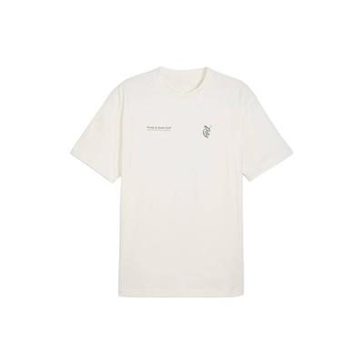 Letter Print Casual Loose Short Sleeve T-Shirt Men Tops Beige 625766-02