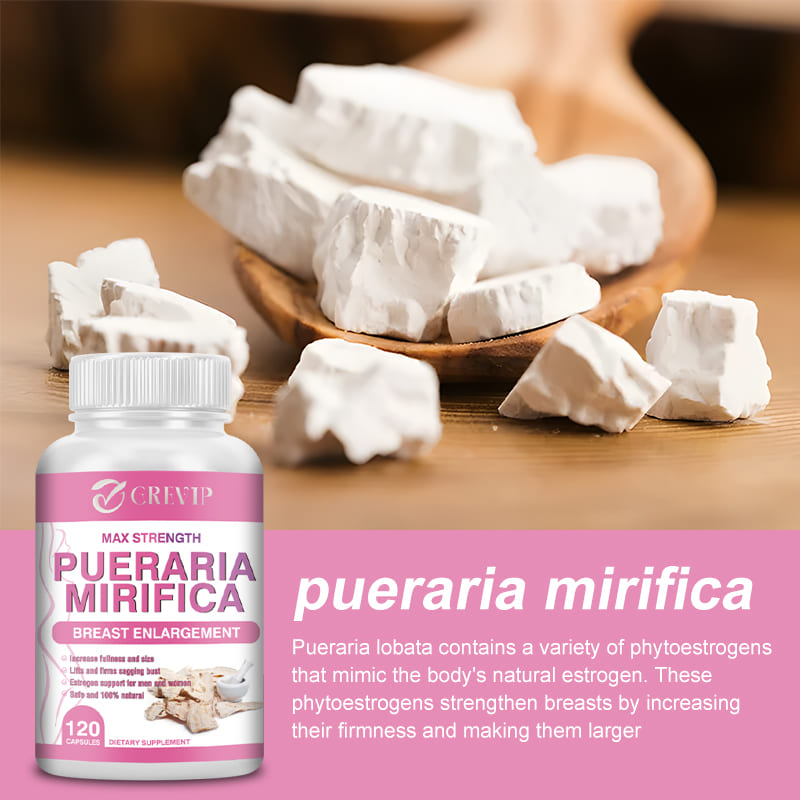 GREVIP Pueraria Mirifica Supplement, Containing a 10:1 Concentrated Extract, All-natural, Immune Support.