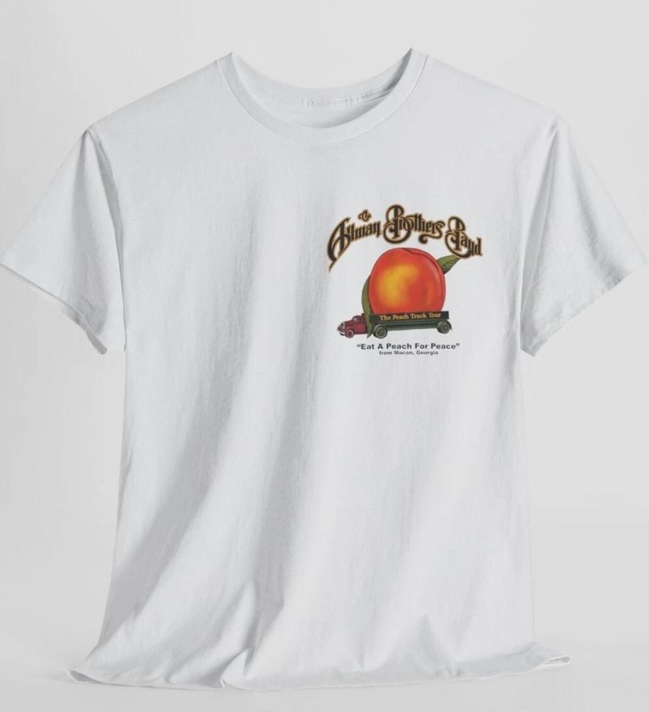 26 HOT NEW Shirt The Allman Brothers Band Album VTG White Unisex T-Shirt