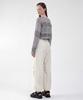 CUTZ Tone Mix Crop Mesh Pullover