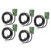 5Pcs Approach Sensor IP65 High Frequency Inductive Proximity Switch NPN Normally Open 10?30VDC