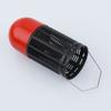 Plastic Large Pellet Bait Thrower Shuttlecock Shape Fish Cage Feeder  Catching Tool