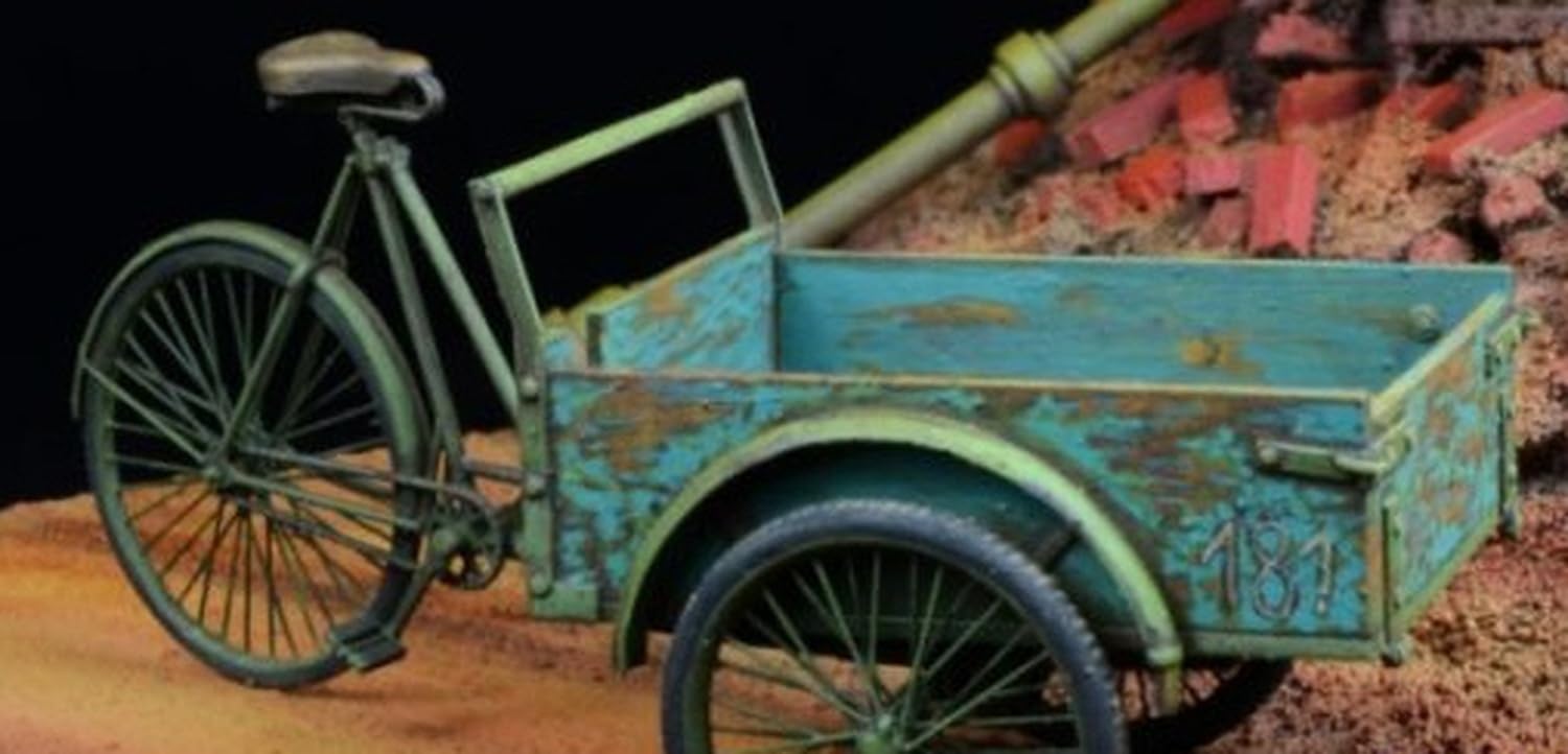 

D-Day Miniatures 1/35 Scale WWII German Tricycle with Carrier Resin Kit DD35275 (Military)