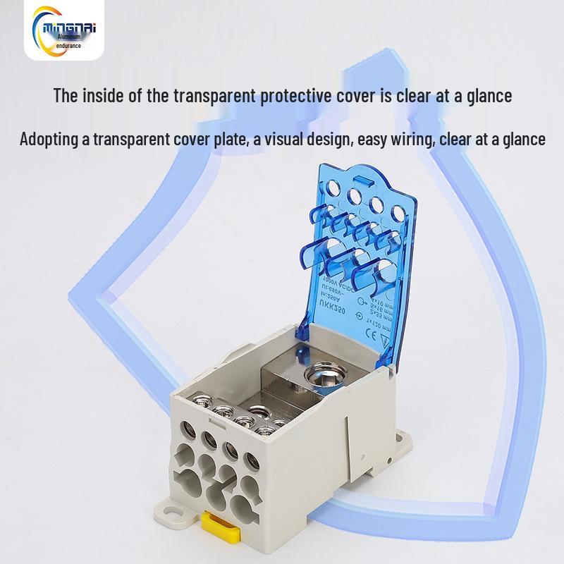 Single-Level DIN Rail Distribution Box, 80A-400A
