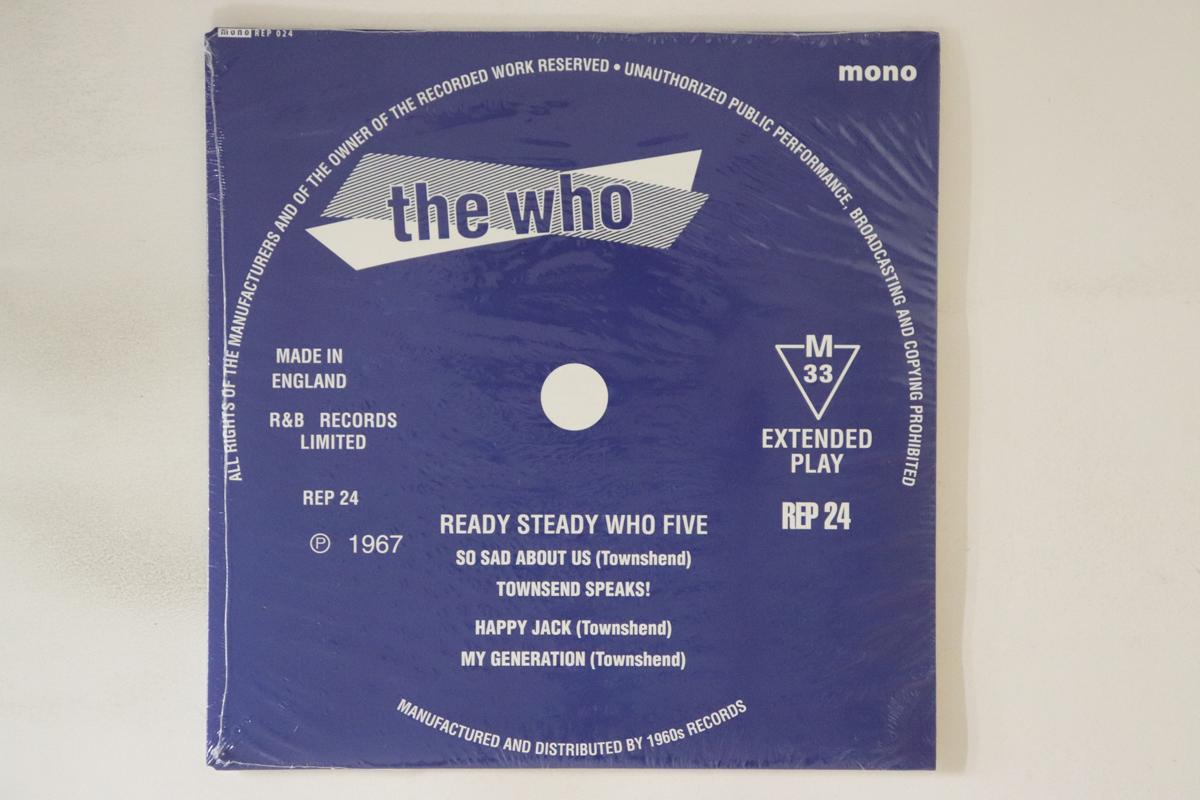 

7inch Record WHO Ready Steady Who 5 REP24 RHYTHM BLUES 2018 UK Rock Used