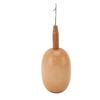 Egg Shaped Darning Tool with Crochet Hook Wooden Mending Device for Socks Sweater Scarf