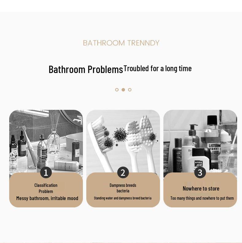 Wall-Mounted Electric Toothbrush and Toothpaste Holder with No-Drill Installation