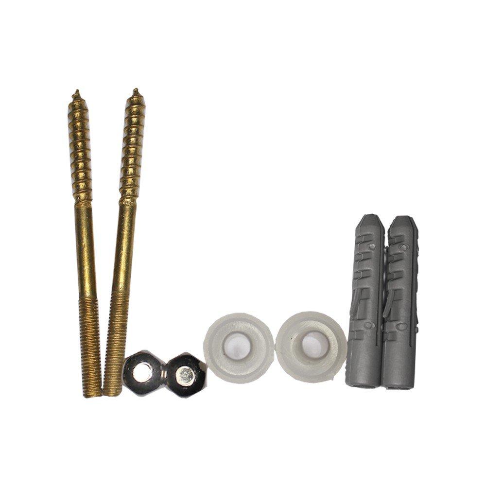 juego de tornillos de wc de laton m5x75mm (envasado)