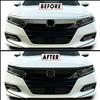 Front Grill Trim Chrome Delete Blackout Precut Vinyl Trim Stickers Fit for Honda Accord 2018 2019 2020 2021 2022