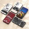 LNGSHOT Hip-hop Phone Case For Samsung S25,S24,S21,S22,S23,S30,Ultra,S20,Plus,Fe,Note,10,9,5G Black Cover