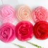 Oversized 3D Flower Brooch Handmade Flower Accessory for Clothing and Home Decors with Realistic Polyester Texture