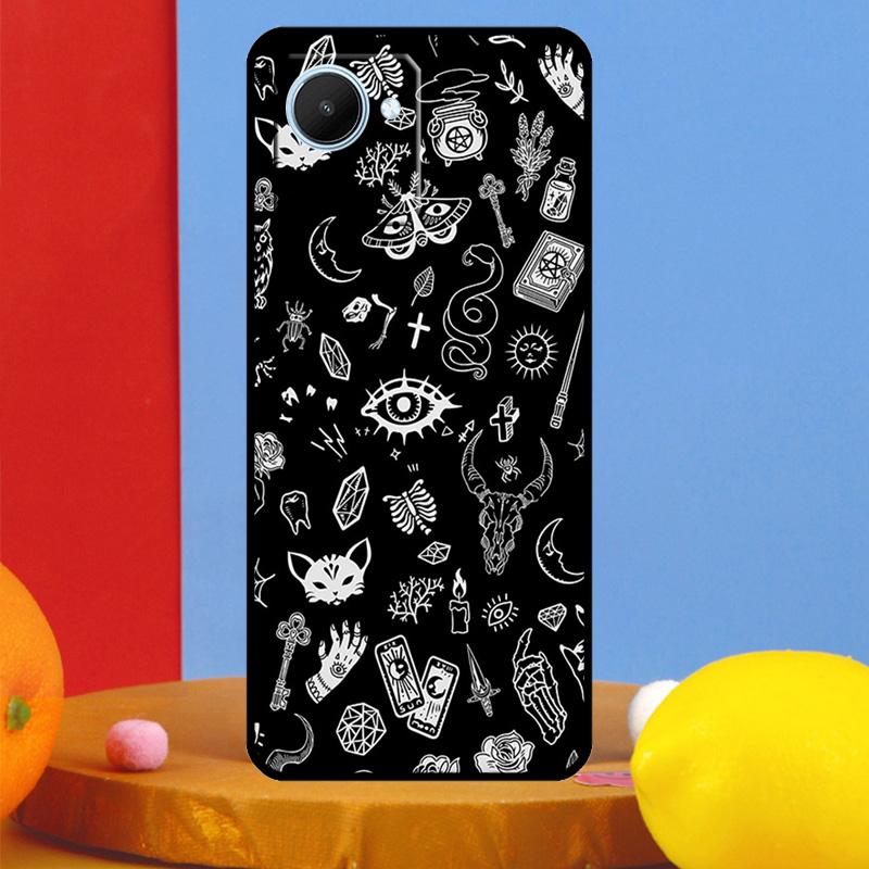 

Occult Witchcraft Moon Gothic Witch For Realme C55 C53 C67 C51 C35 C33 C31 C30 C25s C21Y GT Neo 6 5 9 10 11 12 Pro Plus Case Realme C31