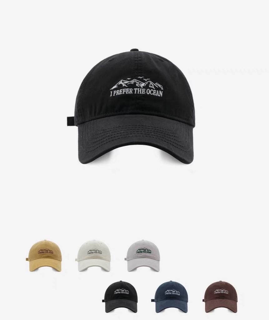 New Letter Embroidered Baseball Caps for Both Men and Women  Korean Version  Fashionable and Versatile Couple Baseball Caps