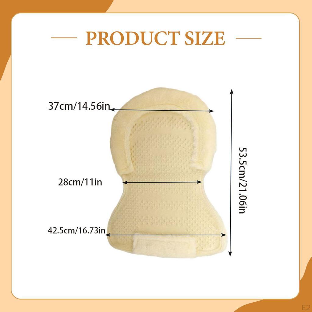 Silicone Saddle Pad Shock Absorbing Supplies Support Accessories Padding Equestrian Gear for