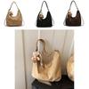 Pu Retro Minimalist Bag For Women Summer Casual Daily With Inner Zipper Pocket