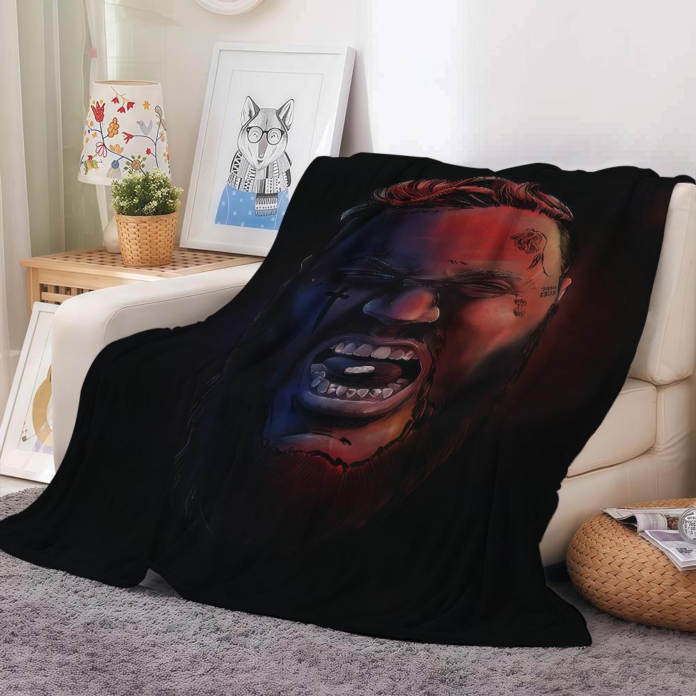 Rapper J-Jelly R-Roll I Am Not Okay Blanket Warm And Soft Suitable For Bedroom Living Room Sofa Bed Office Travel Camping 30x40in