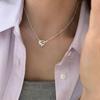 Light Luxury and Niche Love Necklace, New Minimalist and High-end Collarbone Chain
