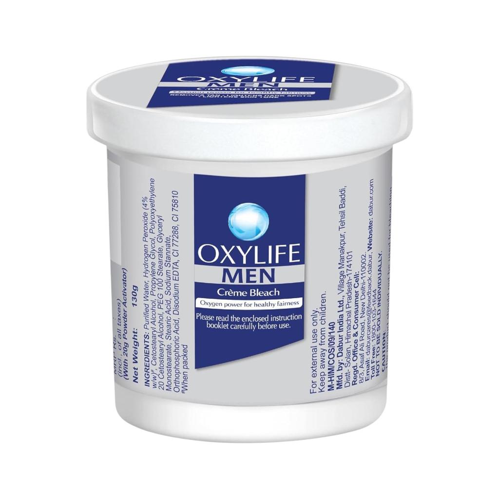 Oxylife Men Aufhellungscreme 150g Zur Hautaufhellung, Reduzierung dunkler Flecken & Entfernung von Bräune