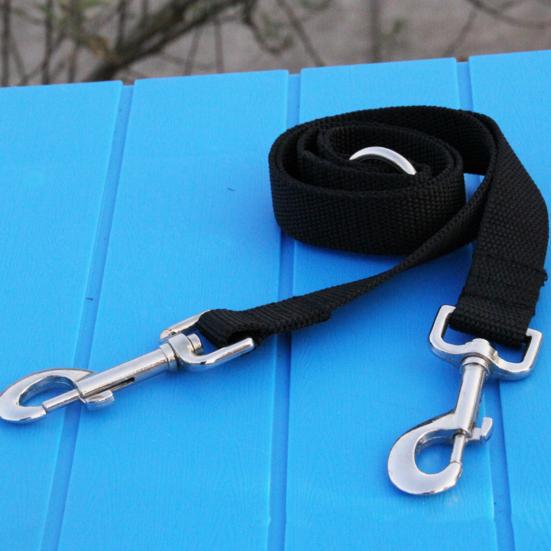 Double Dog Leash Metal Buckle Wear-resistant Nylon Pet Dog Dual Traction Rope Pet Supplies