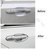Car ABS Chrome Outside 4 Door Handle Bowl Cover Trim For Cadillac XT5 2016-2021