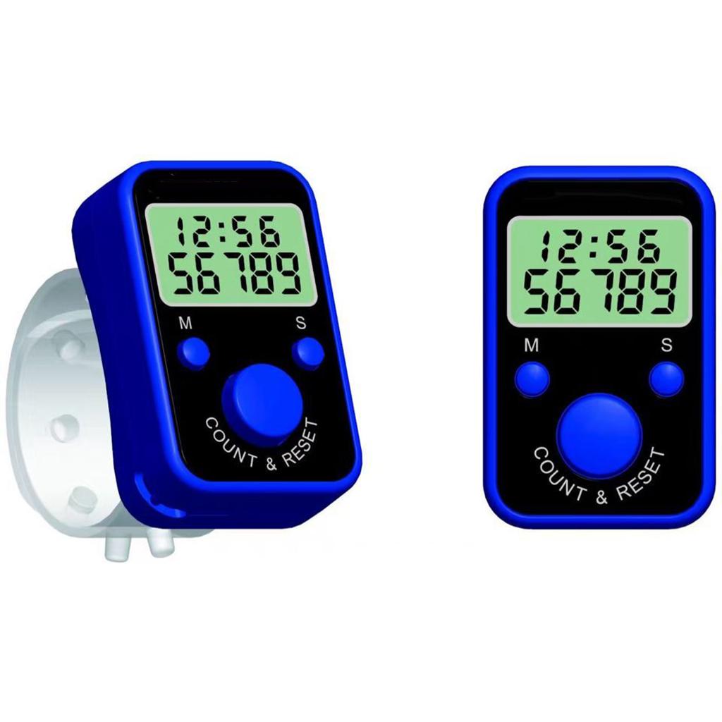 Fashion Design Mini Electronic Digital Counter Finger Ring Golf Digit Stitch