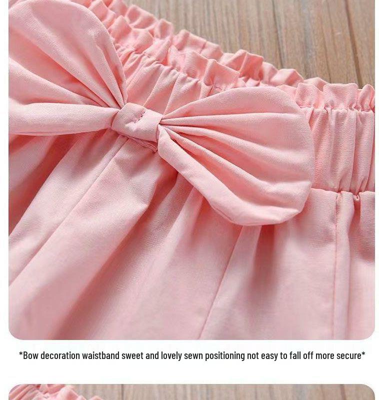 Letnie Szorty Casualowe Pięciopunktowe dla Dziewczynek 2025 - Dziecięce Lekkie Szorty Hot Pants dla Małych i Średnich Dziewczynek