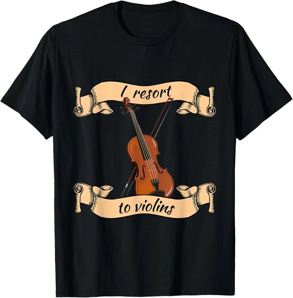 Violin pun orchestra quartet violinist novelty gift T-Shirt