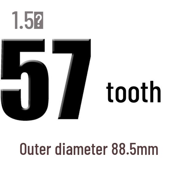 1,5M Modul Stirnrad, 13-120 Zähne, Stahl Zahnstange, 45 Stahl, Wärmebehandelt