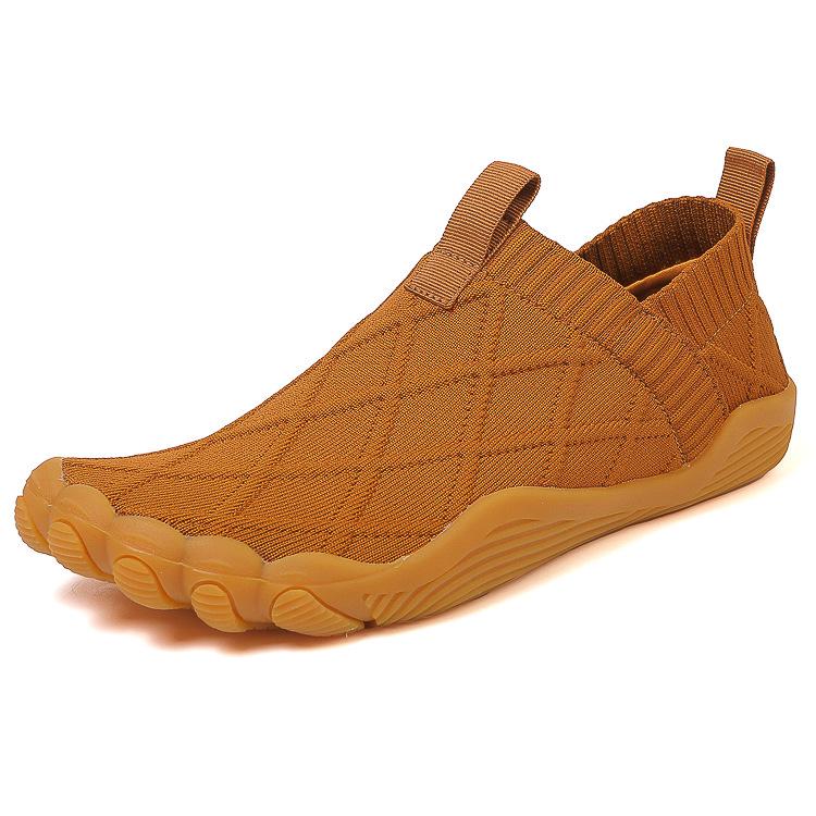 

Unisex Quick-Dry Water Shoes: Summer Beach, Diving, Snorkeling, Rafting, Swimming, Creek, and Wading Footwear 44 светло-коричневого