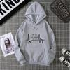 Heartbeat Runner Graphic Hooded Sweatshirts New In Hoodies & Sweatshirts Essentials Winter Thick Sweater Hoodie Women Clothes