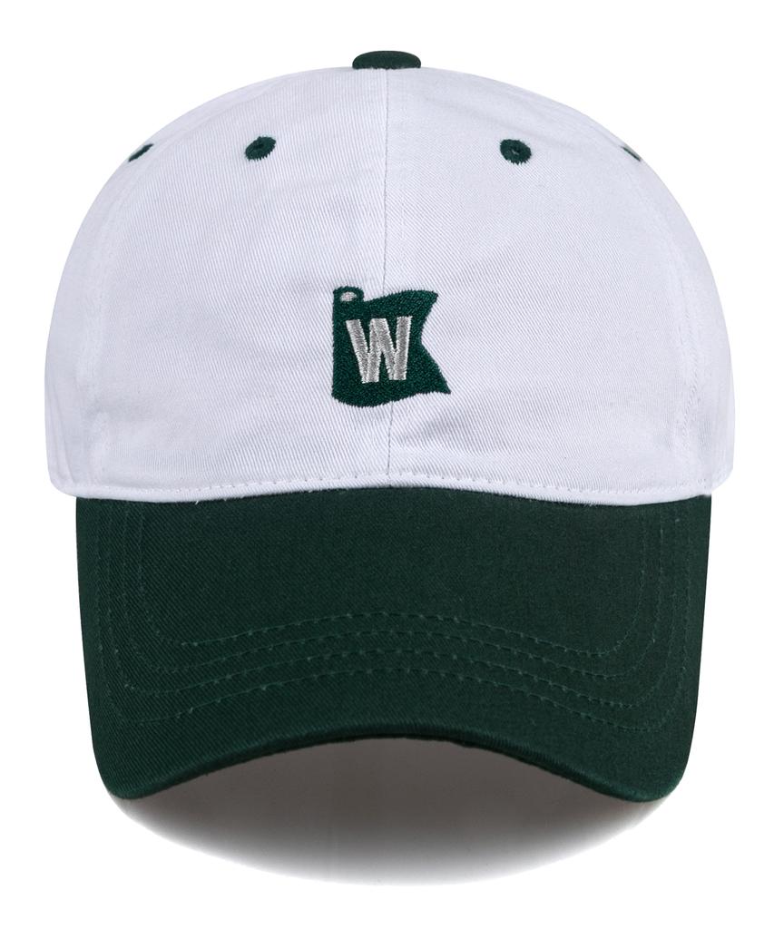 Wig Flag Two-Tone Washed Ball Cap - Green
