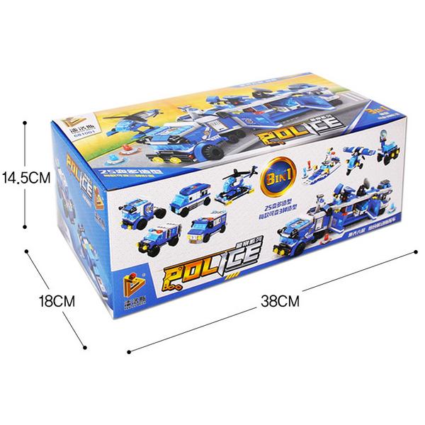 8 Types of Police Headquarters Blocks, Mixed Color