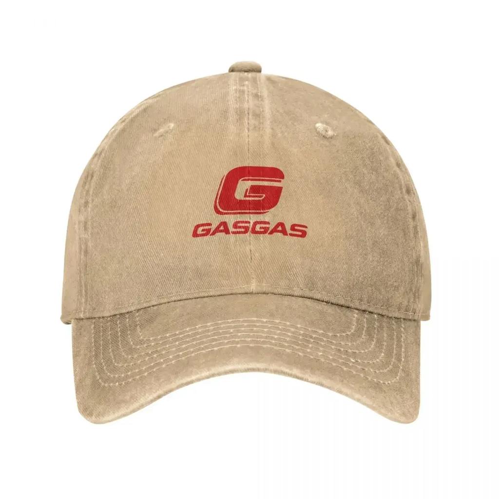 Gasgas Plaid Logo Unisex Baseball Caps Distressed Denim Hats Cap Vintage Outdoor Activities Headwear