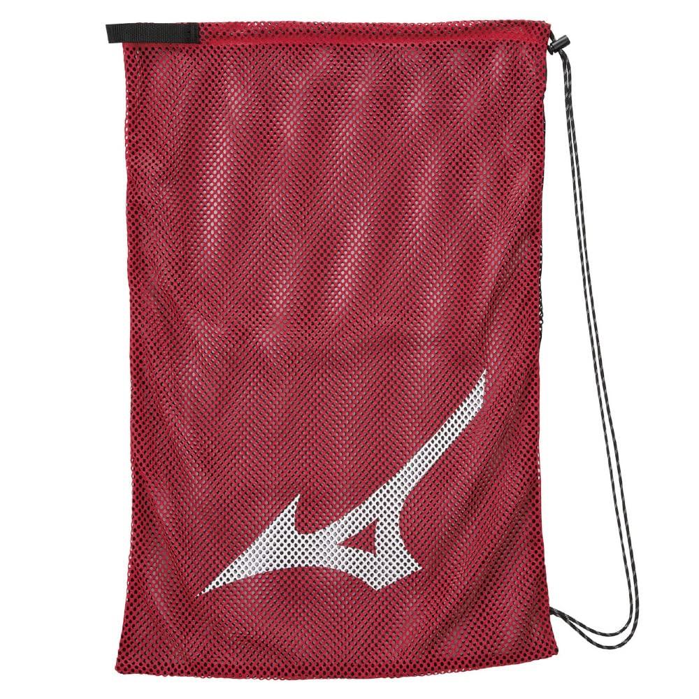 

Mizuno Mesh for and Bag, Large, Lightweight, Swimming, Pool, Training, 33JM2031, Red/Black