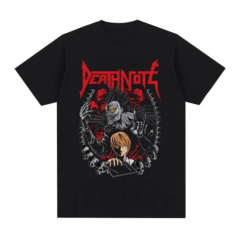 2026 Anime Death Note Ryuk Yagami Light T Shirt Men Women Clothing Cotton Oversized T-shirt Fashion Vintage Short Sleeve T-shirts 4XL