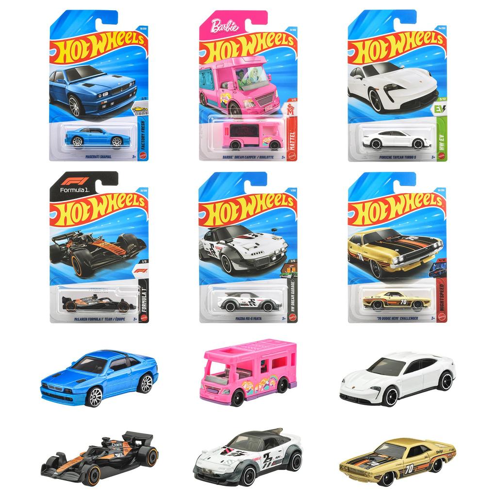 Hot Wheels Carros Básicos Sortimento B Brinquedo de Veículo Mini Carros para Idades, Caixa com 36 Carros, 3+, Multiuso, C4982-98RB