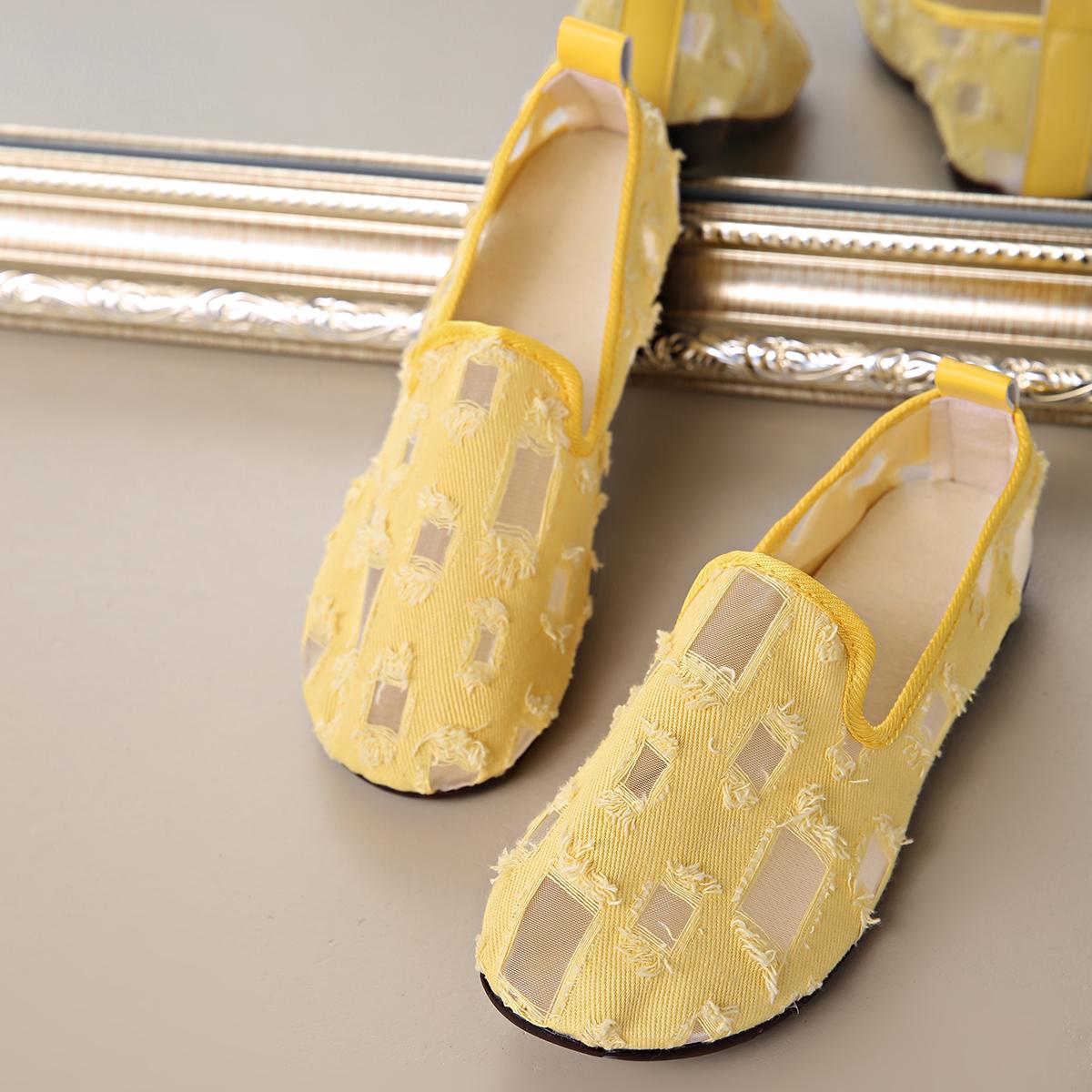 

Модные Модные Лоферы с Вышивкой для Женщин 2025 Лето Дышащие Сетчатые Кроссовки на Платформе Женские Удобные Слипоны Повседневная Обувь 43 жёлтый