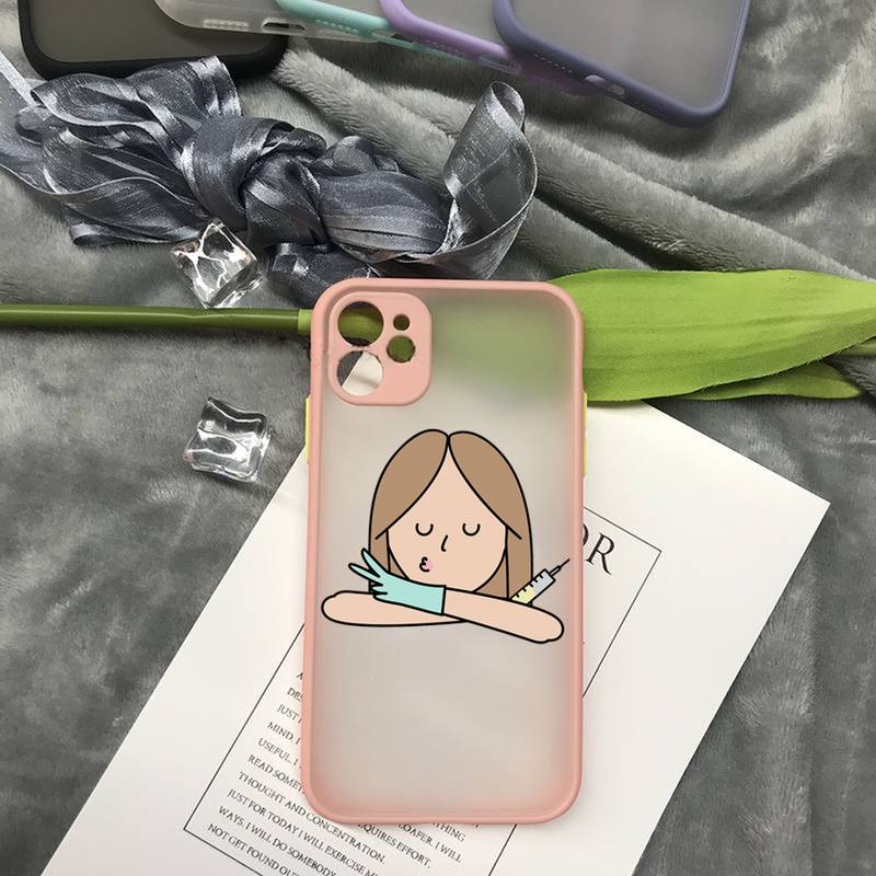 Nurse Medical Medicine Health Heart Phone Case For iPhone 16 15 14 13 12 11 Pro Max Mini SE 7 8 Plus Matte Cover Clear Fundas