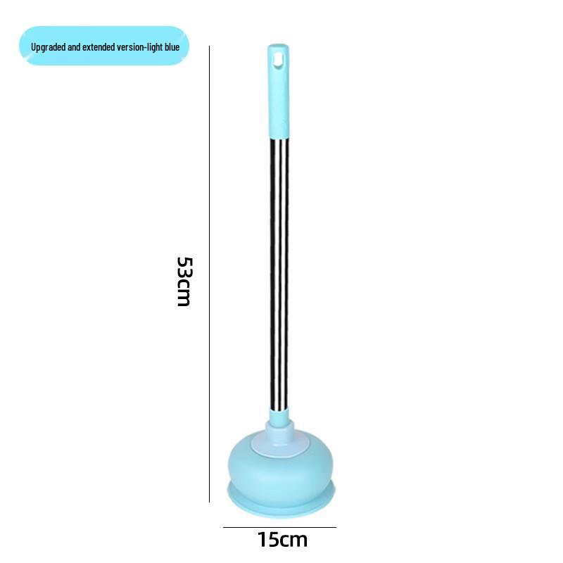 Guan Zhuojia Powerful Plastic Toilet Plunger Set