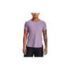 Breathable Running Short Sleeve T-Shirt Women Tops Purple 1369764-566