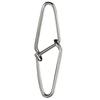 100PCS Double Buckle Design Fishing Swivel Snap Strong Pulling Force 15mm-38mm Fishing Lure Pin Lightweight Not Easily Deformed