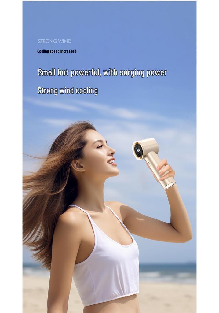 Compact USB Rechargeable Handheld Fan – Lightweight, Powerful, Adjustable Wind Speed